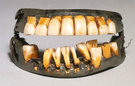 George Washington removable denture